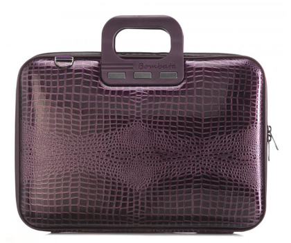 Torba na laptopa Bombata Shiny Cocco 15.6" śliwkowa